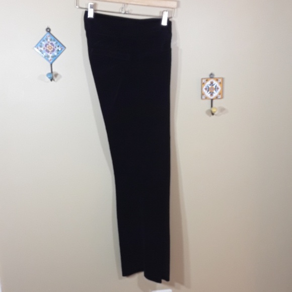 Banana Republic Pants - Banana Republic black suede Sloan Fit pants